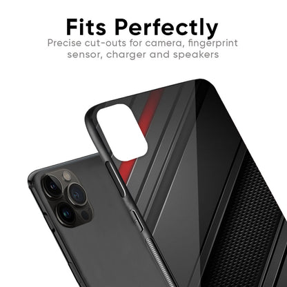 Modern Abstract Glass Case for iPhone 12