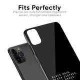 Black Soul Glass Case for iPhone 12