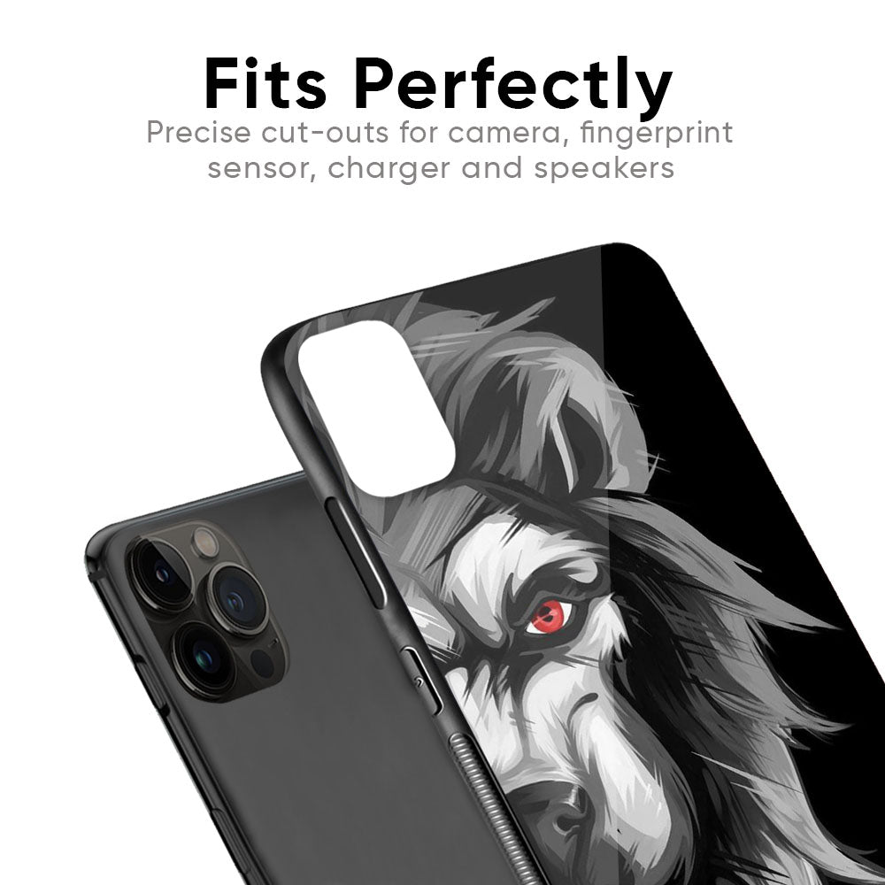 Wild Lion Glass Case for iPhone 12