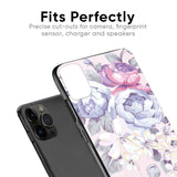 Elegant Floral Glass case for iPhone 12 mini