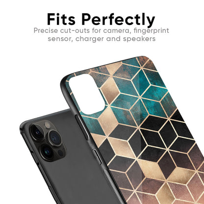 Bronze Texture Glass Case for iPhone 12