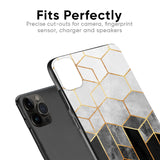 Tricolor Pattern Glass Case for iPhone 12 mini