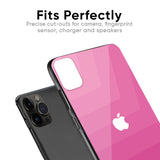 Pink Ribbon Caddy Glass Case for iPhone 15 Plus