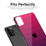 Wavy Pink Pattern Glass Case for iPhone X