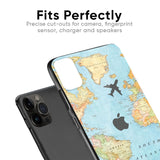 Fly Around The World Glass Case for iPhone X