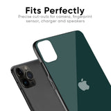 Olive Glass Case for iPhone 12 mini
