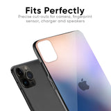 Blue Mauve Gradient Glass Case for iPhone X