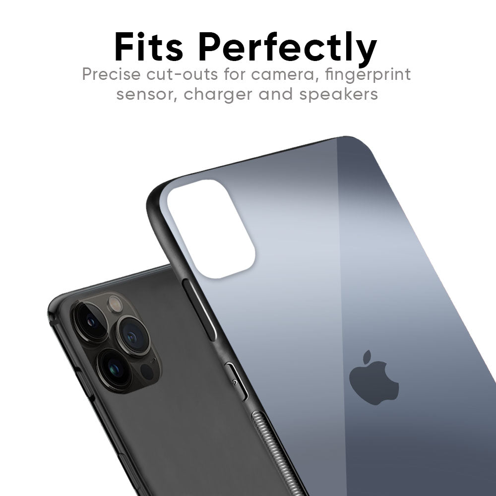 Space Grey Gradient Glass Case for iPhone 6S