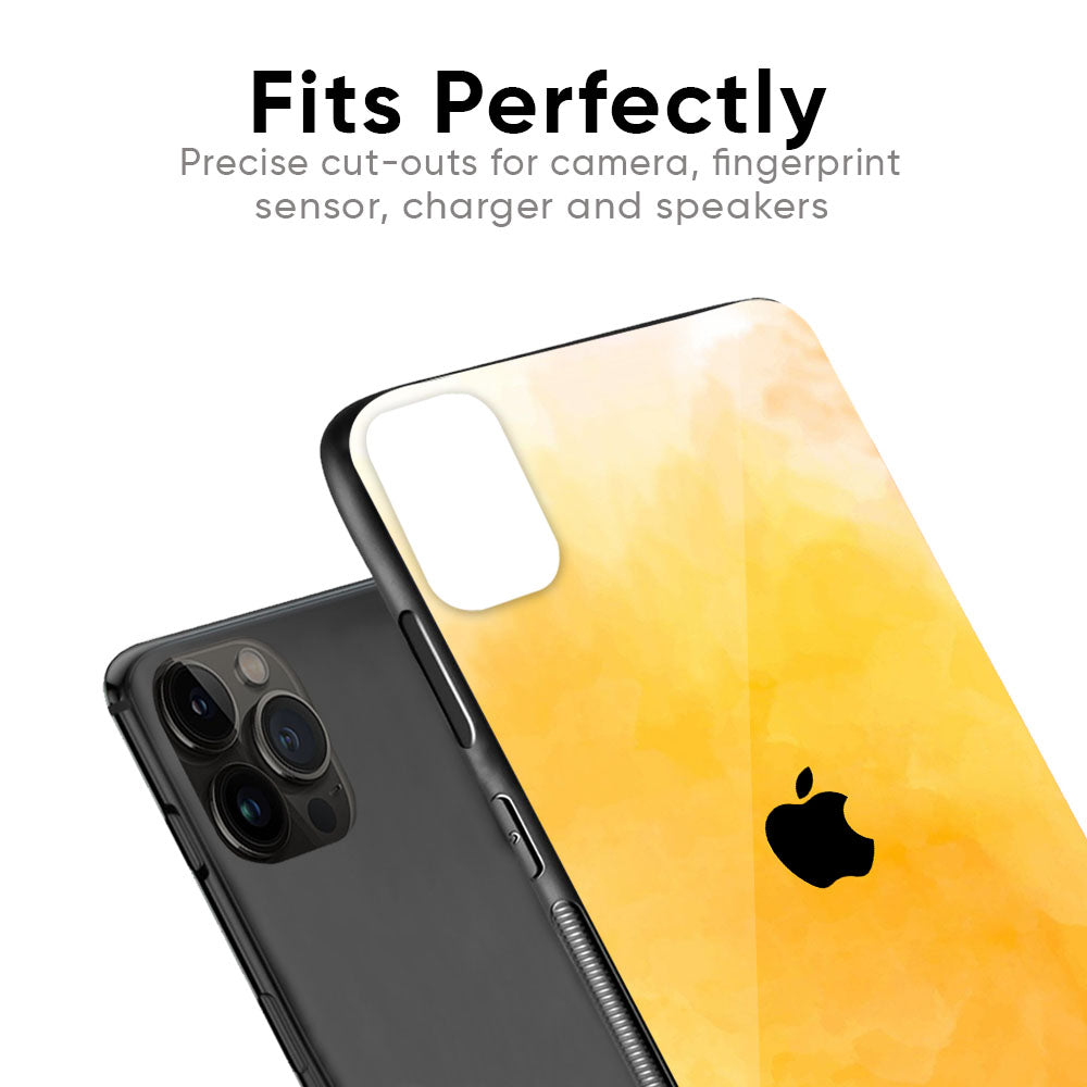 Rustic Orange Glass Case for iPhone X