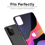 Colorful Fluid Glass Case for iPhone X