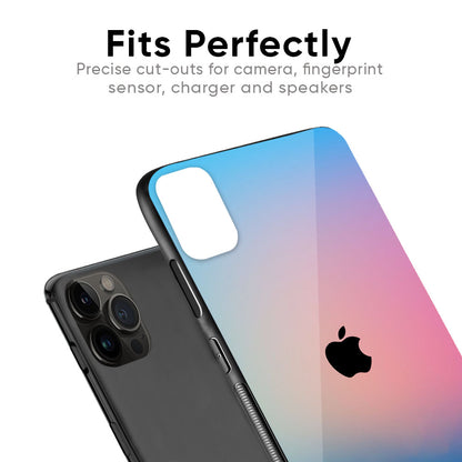 Blue & Pink Ombre Glass case for iPhone 6S