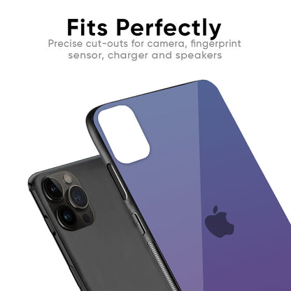 Indigo Pastel Glass Case For iPhone SE 2022
