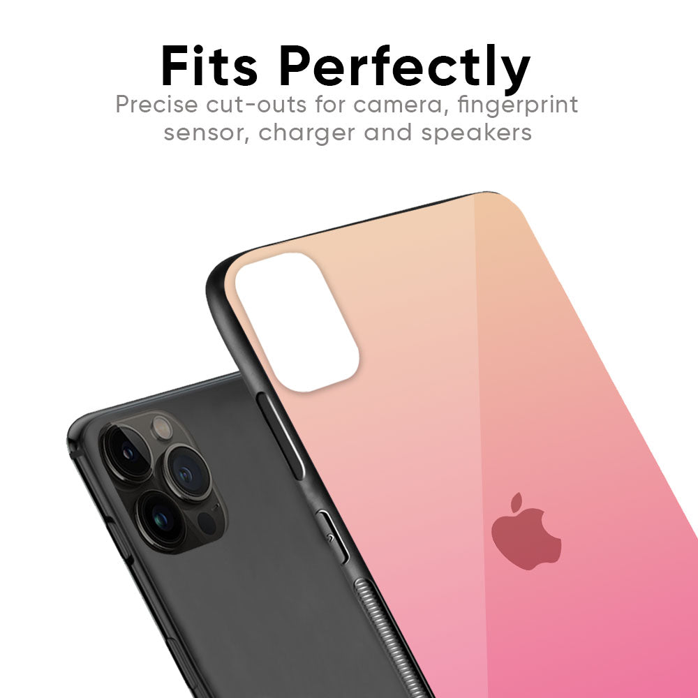 Pastel Pink Gradient Glass Case For iPhone 6S