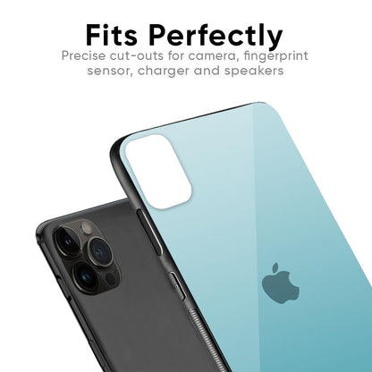 Arctic Blue Glass Case For iPhone 12