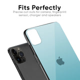 Arctic Blue Glass Case For iPhone 12 mini