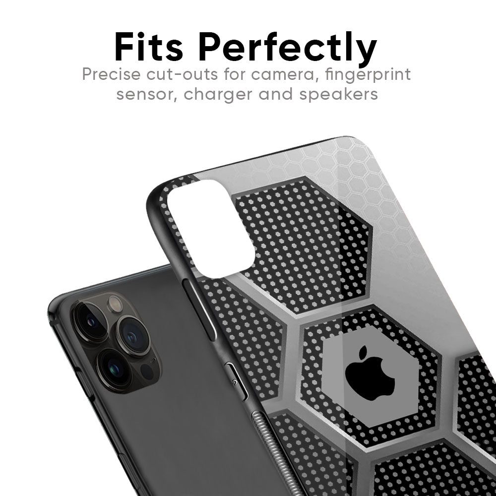 Hexagon Style Glass Case For iPhone 6S