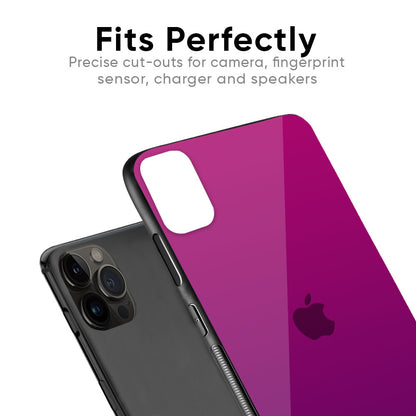 Magenta Gradient Glass Case For iPhone 6 Plus