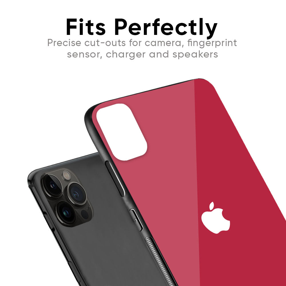 Solo Maroon Glass case for iPhone 12