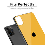 Fluorescent Yellow Glass case for iPhone 12 mini