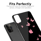 Fly Butterfly Glass Case for iPhone 13 Pro