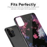 Smudge Brush Glass case for iPhone X
