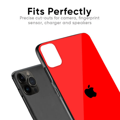 Blood Red Glass Case for iPhone X