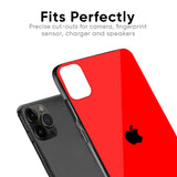 Blood Red Glass Case for iPhone 12