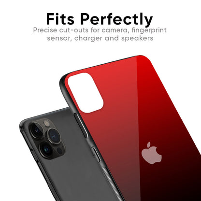 Maroon Faded Glass Case for iPhone 6S