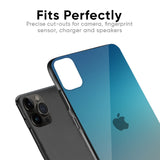 Sea Theme Gradient Glass Case for iPhone 15 Pro