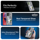 Cute Baby Bunny Glass Case for Motorola G84 5G