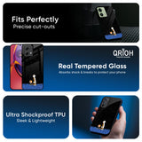 Night Sky Star Glass Case for Motorola Edge 30