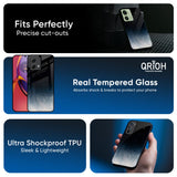 Black Aura Glass Case for Motorola G84 5G