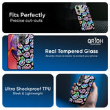 Acid Smile Glass Case for Motorola G84 5G