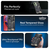 Skeleton Inside Glass Case for Motorola Edge 40 Neo