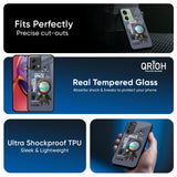 Space Travel Glass Case for Motorola G84 5G