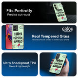 Travel Stamps Glass Case for Motorola Edge 30 Ultra