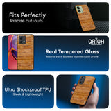 Timberwood Glass Case for Motorola Edge 30