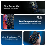 Abstract Tiles Glass Case for Motorola G84 5G