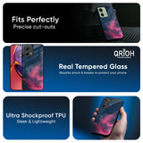 Moon Night Glass Case For Motorola Edge 30