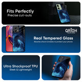 Dazzling Ocean Gradient Glass Case For Motorola G84 5G