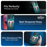 Adorable Baby Elephant Glass Case For Motorola Edge 30 Ultra