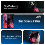 Moon Wolf Glass Case for Motorola G84 5G