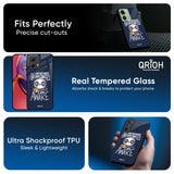 Struggling Panda Glass Case for Motorola G84 5G