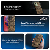 Luxury Mandala Glass Case for Motorola Edge 40 Neo