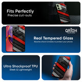 Soft Wooden Texture Glass Case for Motorola Edge 40 Neo