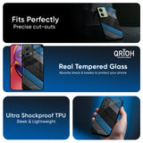 Multicolor Wooden Effect Glass Case for Motorola Edge 40 Neo