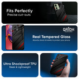 Modern Abstract Glass Case for Motorola Edge 40 Neo