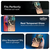 Bronze Texture Glass Case for Motorola Edge 30