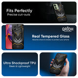 Black Warrior Glass Case for Motorola Edge 30