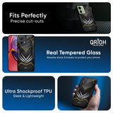 Black Warrior Glass Case for Motorola G84 5G